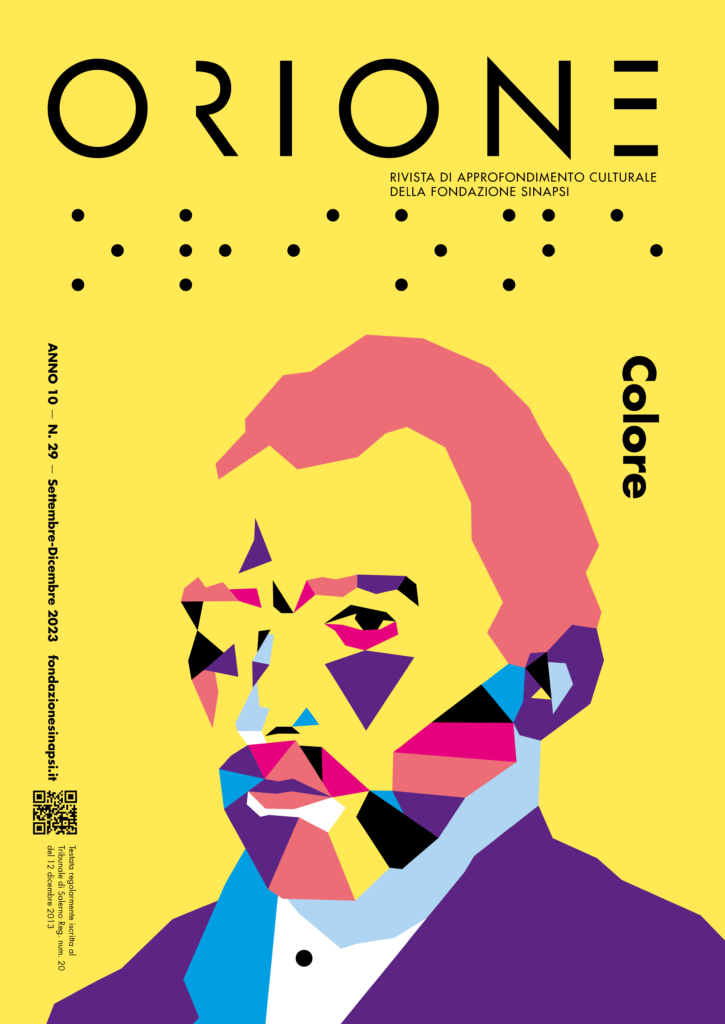 Copertina del numero 29 di Orione, il cui tema è il Colore. In copertina è rappresentata l’illustrazione di Vincent Van Gogh, a cura di Bruna Pallante.